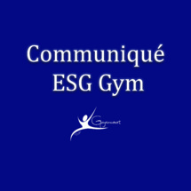 Communiqué ESG Gym - Point de situation Covid-19