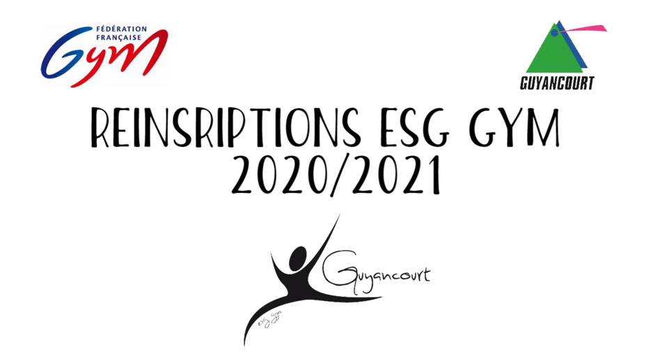 Ré-inscriptions 2020/2021 Ré-inscriptions 2020/2021