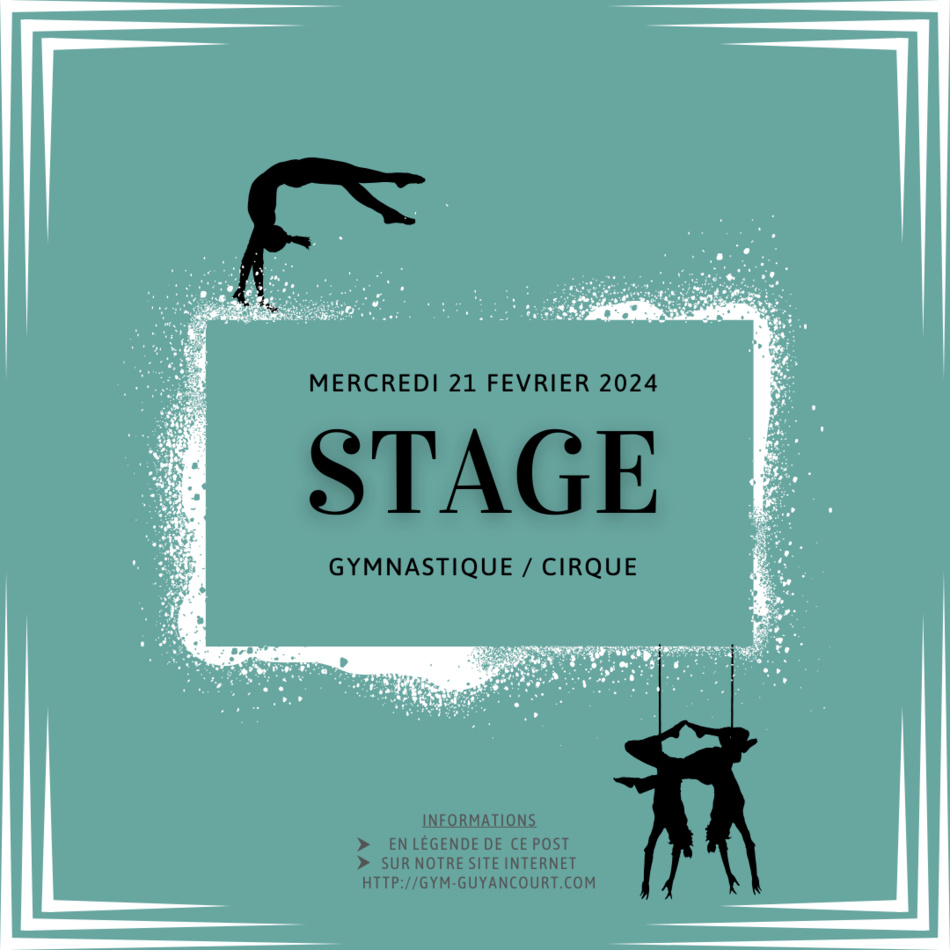STAGE POUR TOUS FEVRIER 2024 - Découverte Cirque et Gymnastique ! STAGE POUR TOUS FEVRIER 2024 - Découverte Cirque et Gymnastique !