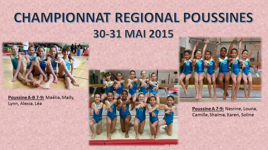Résultats championnat régional Poussines - Vélizy