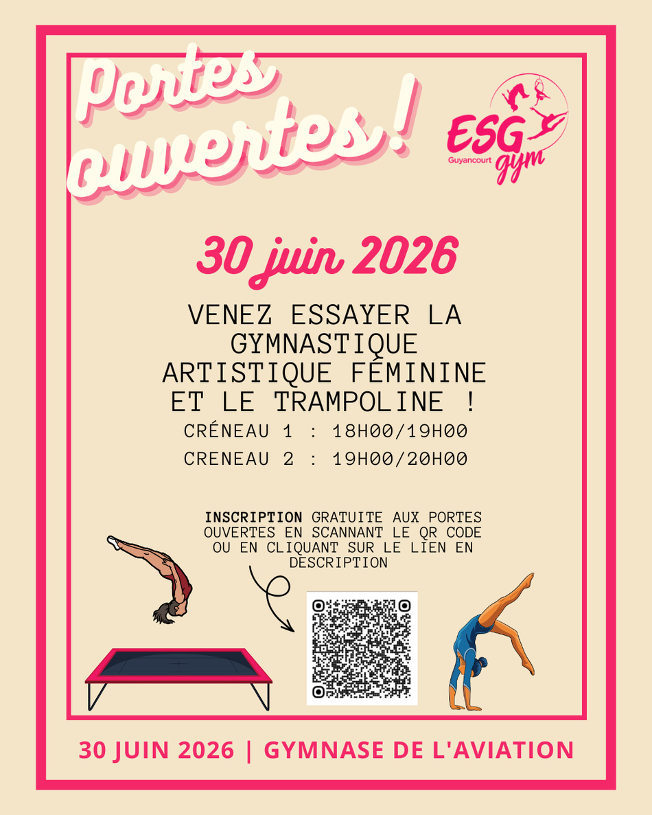 PORTES OUVERTES MARDI 30 JUIN 2026 !