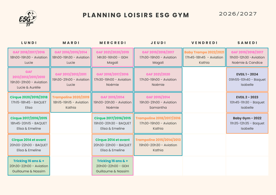 PLANNINGS 2026/2027 PLANNINGS 2026/2027