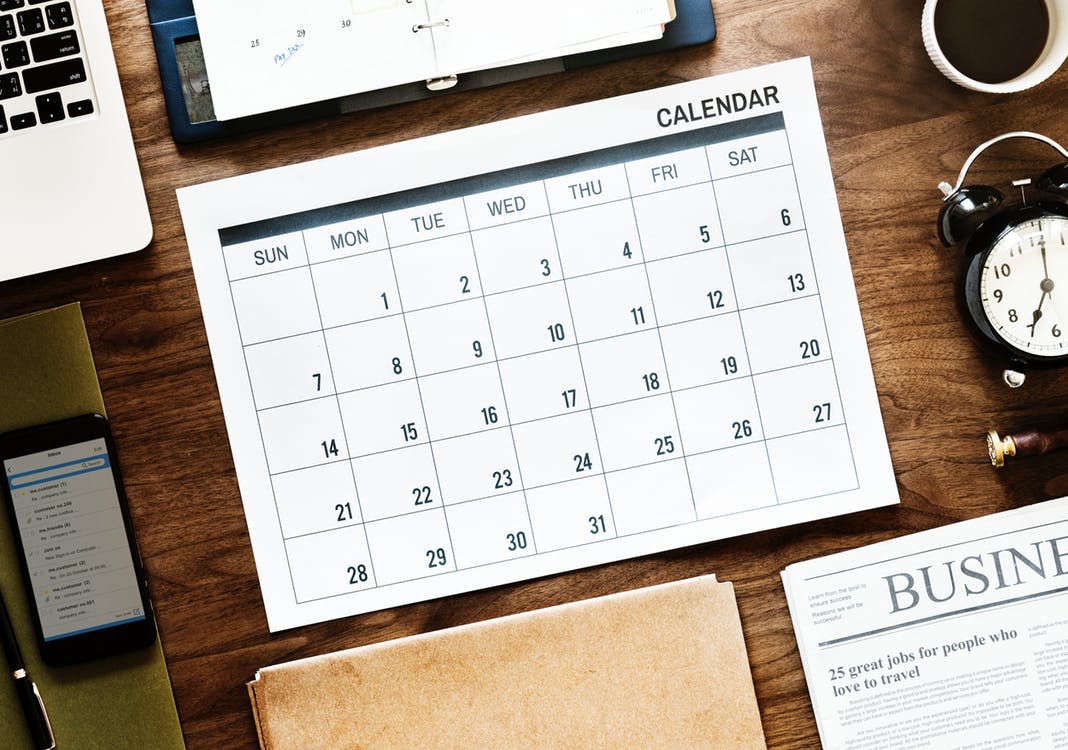 Planning des cours 2018 2019