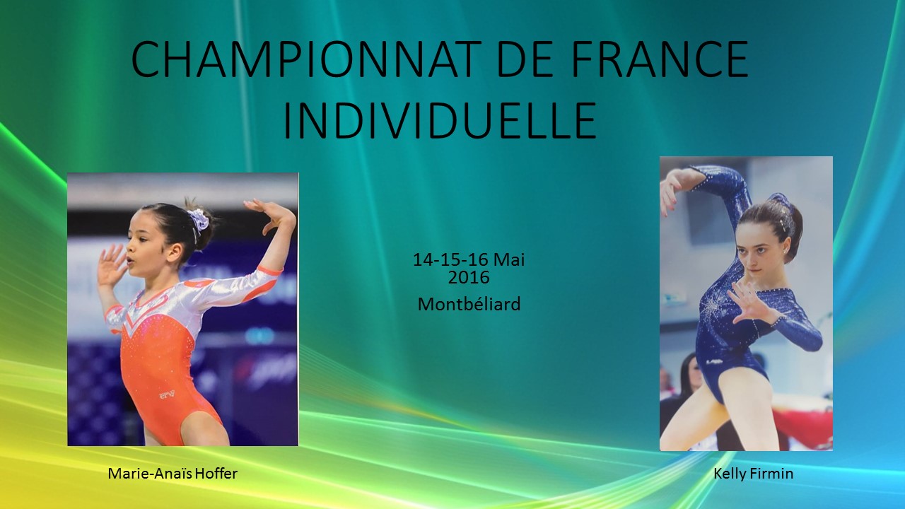 GAF: Résultats Championnat de France Individuelle à Montbéliard