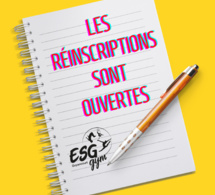 Réinscriptions / Inscriptions 2022/2023