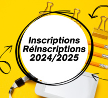 Information inscriptions et réinscriptions 2023/2024