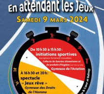 "En attendant les jeux" - L'événement solidaire auquel votre club participe le 09 mars 2024 (initiation trampoline, gym et un spectacle !)