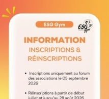 INSCRIPTIONS &amp; REINSCRIPTIONS 2026/2027
