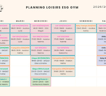 PLANNINGS 2026/2027